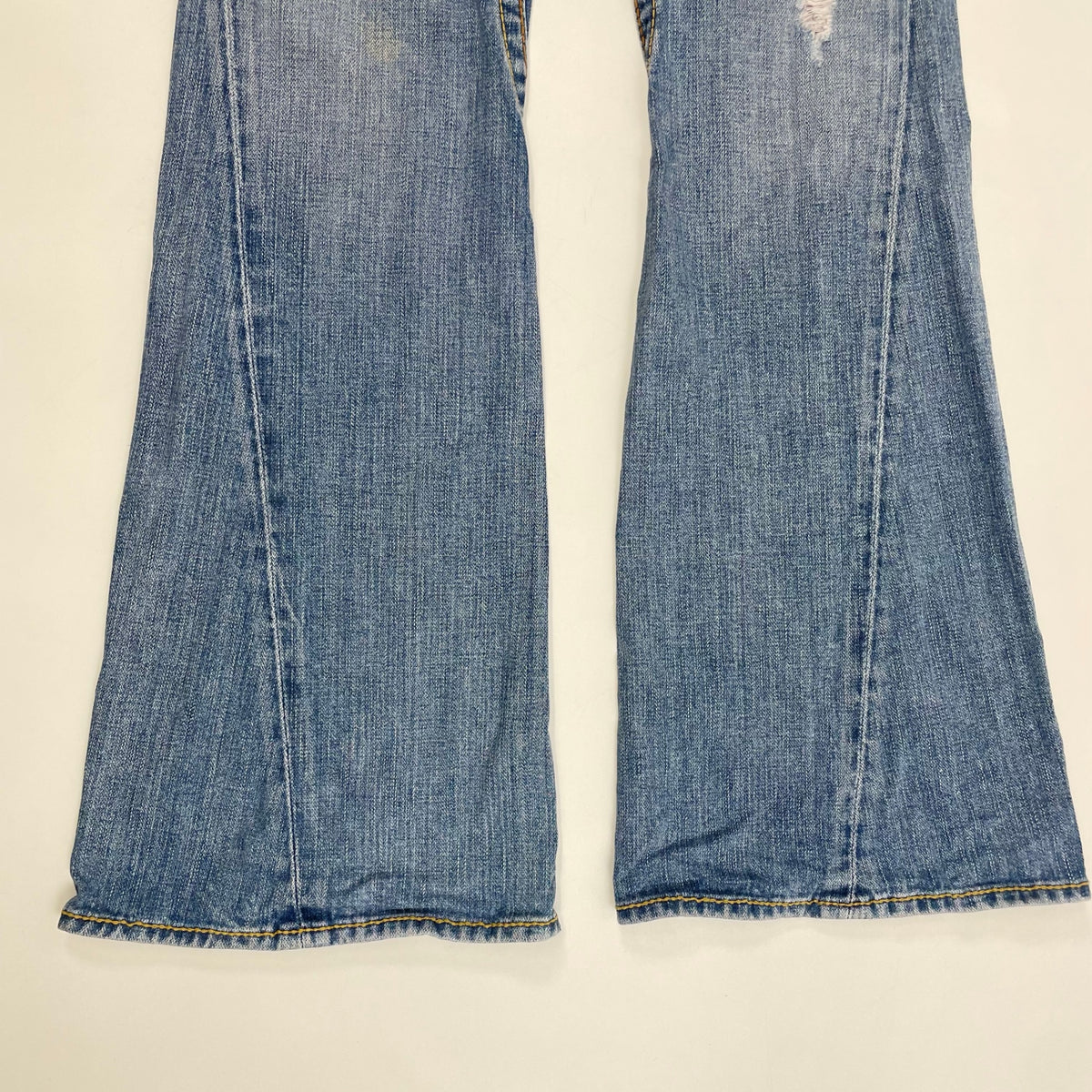 TRUE RELIGION / USA製 JOEY BIG T ダメージ加工フレアデニムパンツ SIZE:28