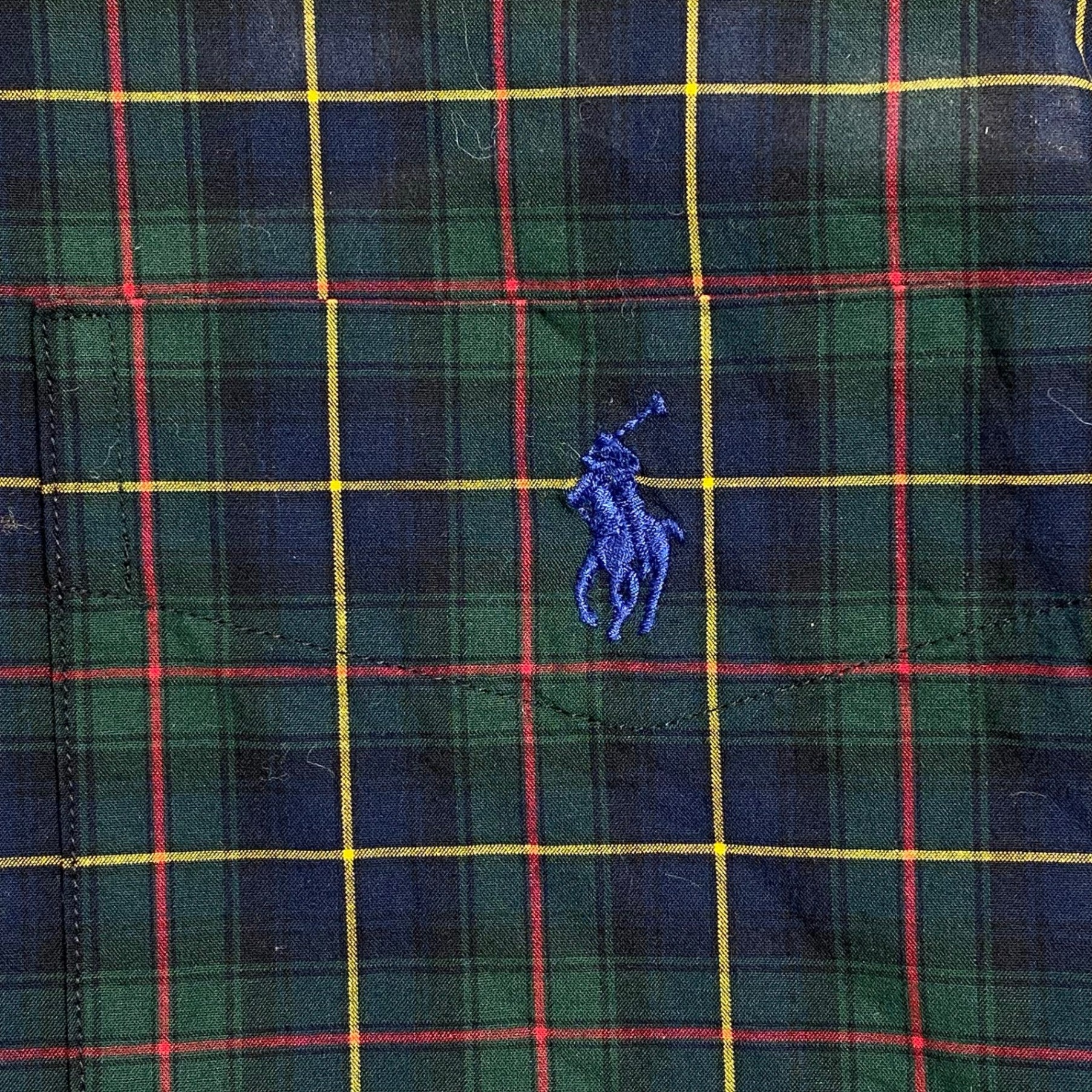 POLO RALPH LAUREN ポロ ラルフローレン / ボタンダウンシャツ ブラックウォッチ柄 SIZE:XS(S程度)