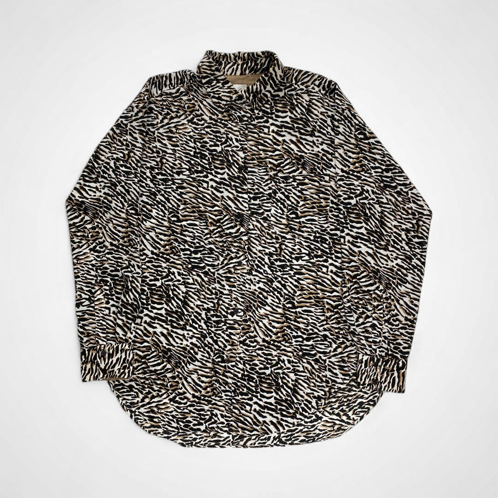 6(ROKU) BEAUTY＆YOUTH ロク ビューティー アンド ユース / ZEBRA PRINT SHIRT 参考定価：17,500+tax SIZE：38