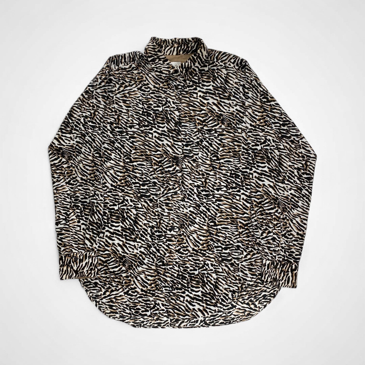 6(ROKU) BEAUTY＆YOUTH ロク ビューティー アンド ユース / ZEBRA PRINT SHIRT 参考定価：17,500+tax SIZE：38