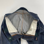 COMME des GARCONS HOMME / 11SS ブラックウォッチ切替デニムパンツ SIZE:XS