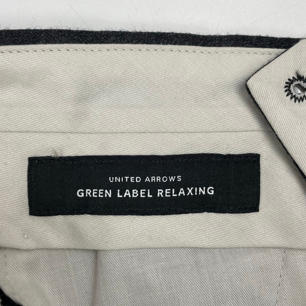 green label relaxing グリーンレーベル リラクシング / CANONICOフラノ2ピース セットアップ グレー 参考定価：45,000+tax SIZE:S程度