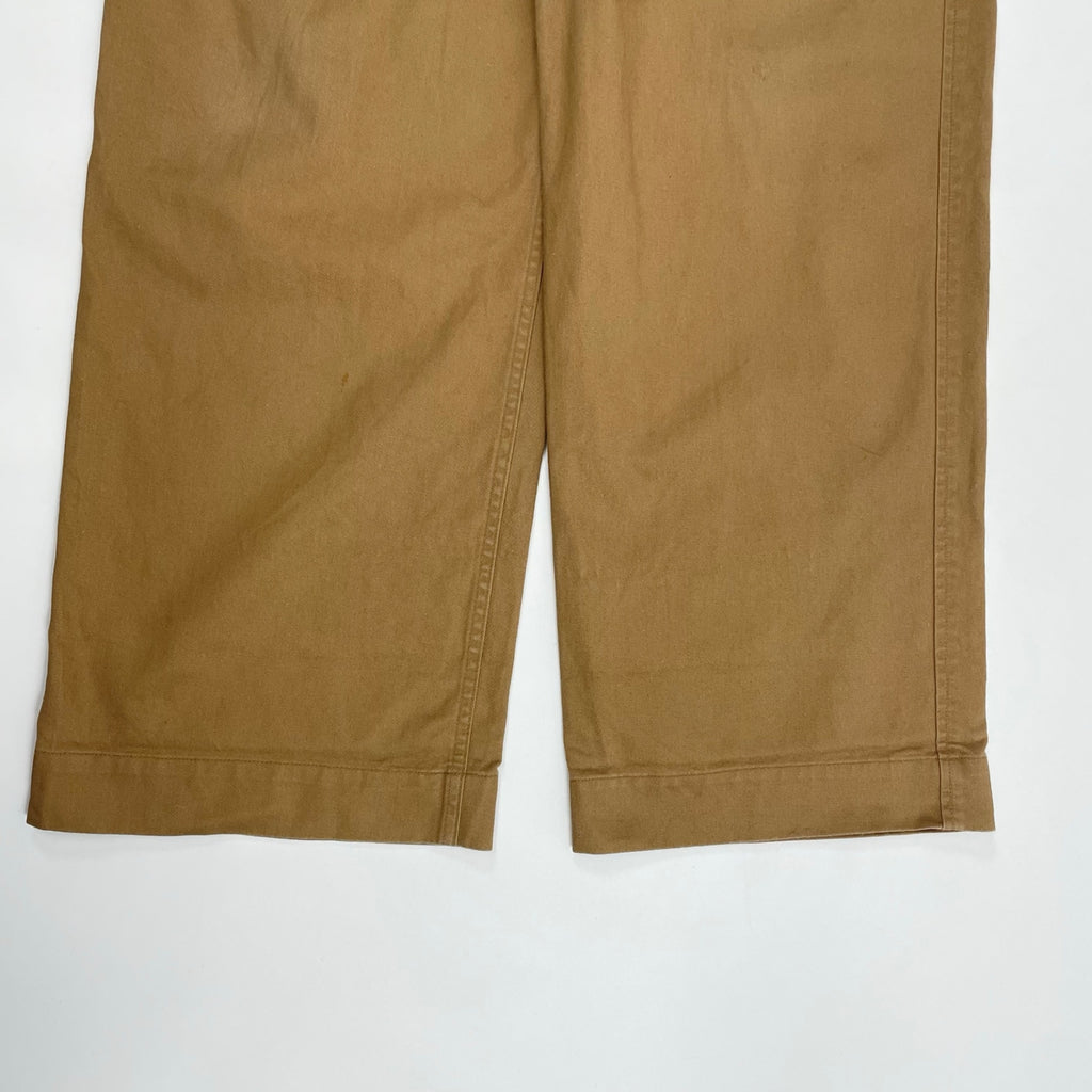 MHL. / 日本製 コットンリネンワイドパンツ 参考定価：30,000程度 SIZE：3