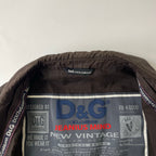 D&G DOLCE & GABBANA / アーカイブコットンジャケット 参考定価：100,000程度 SIZE:48