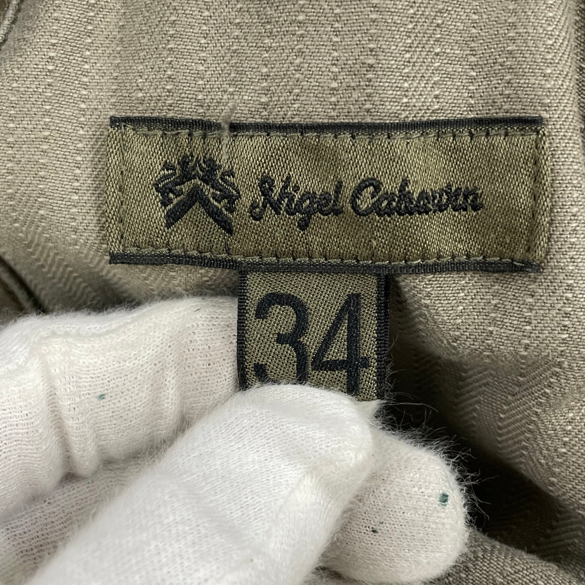 Nigel Cabourn / MONKEY PANT MIX ヘリンボーン 参考定価：35,000+tax SIZE:34
