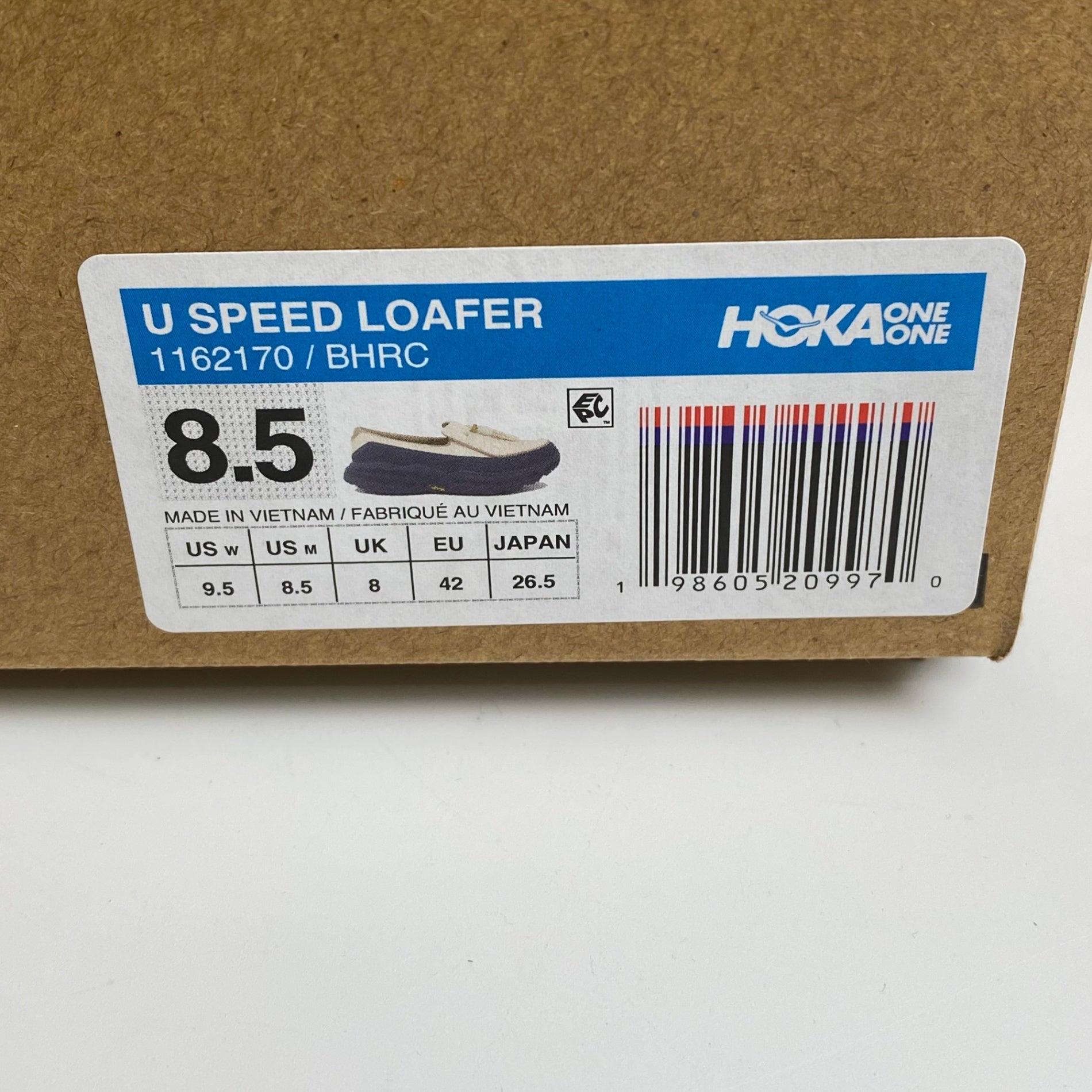 HOKA ONEONE / U SPEED LOAFER ローファー WALNUT/CAST IRON  SIZE：26.5cm