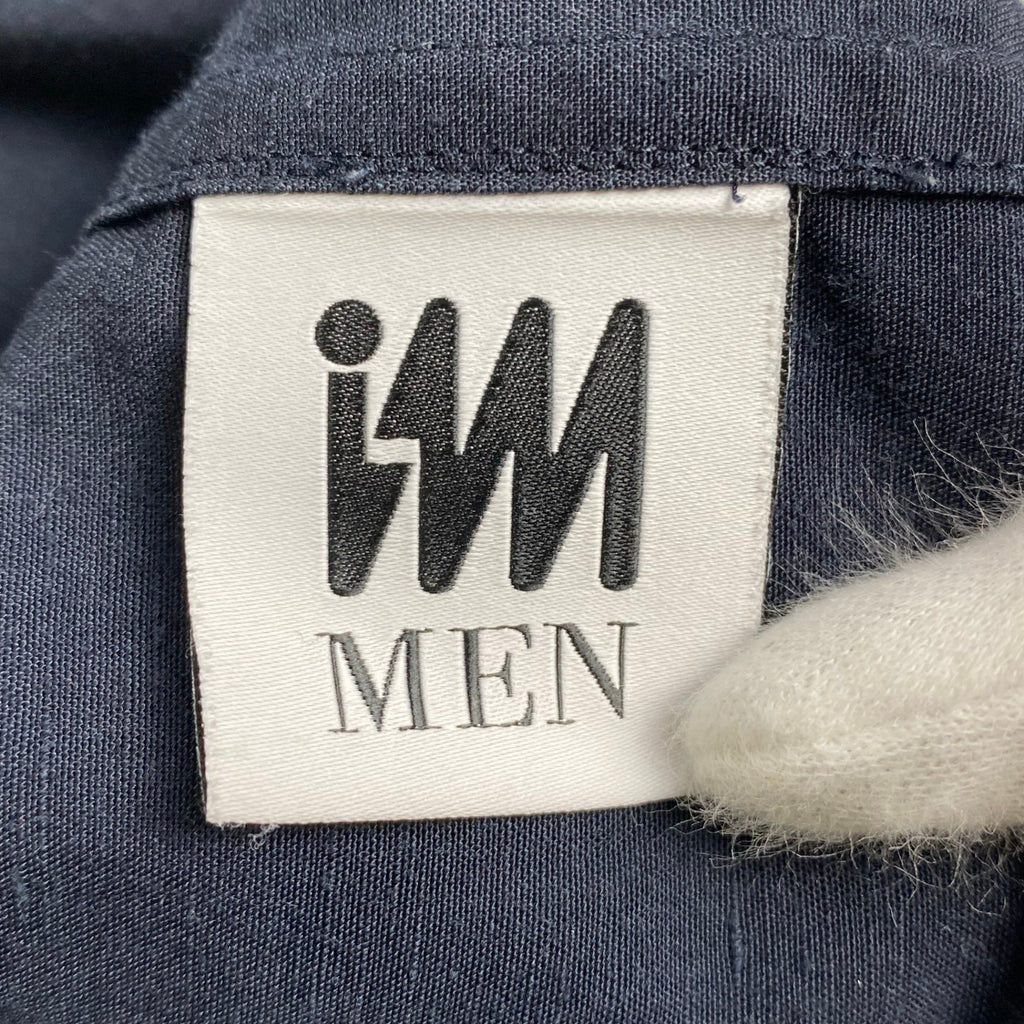 IM MEN ISSEY MIYAKE アイムメン イッセイミヤケ / HYBRID SHIRT オープンカラーシャツ 半袖 ネイビー SIZE:3