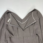 VERMEIL par IENA / P/Ryツイルウエストシェイプ パフスリーブワンピース 参考定価：25,000+tax