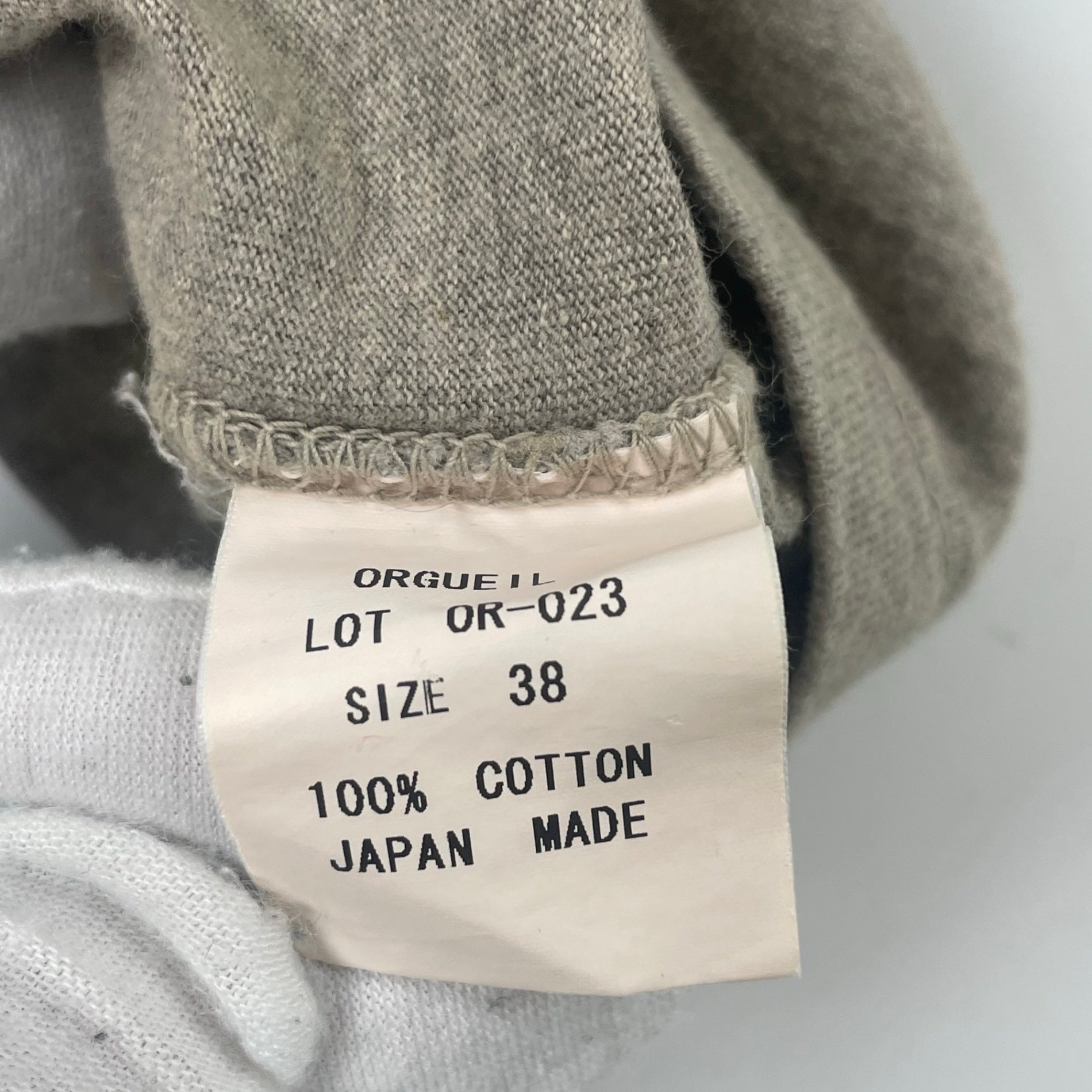 Orgueil × LUCKY RUDY / バックプリントTEE SIZE：38