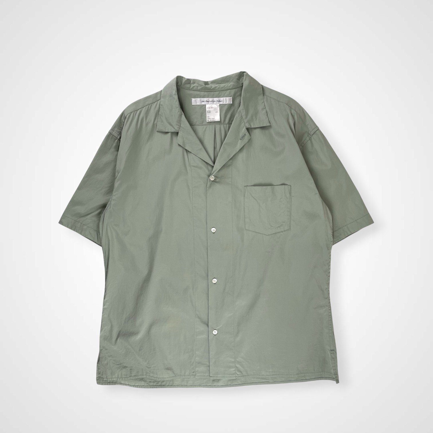 EEL イール / 花火シャツ ライトグリーン 参考定価：15,000+tax SIZE：L