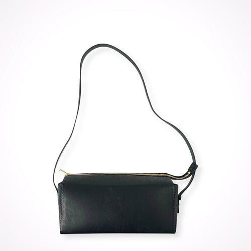 SAFUJI × noji+ / 別注 Leather block bag ブラック