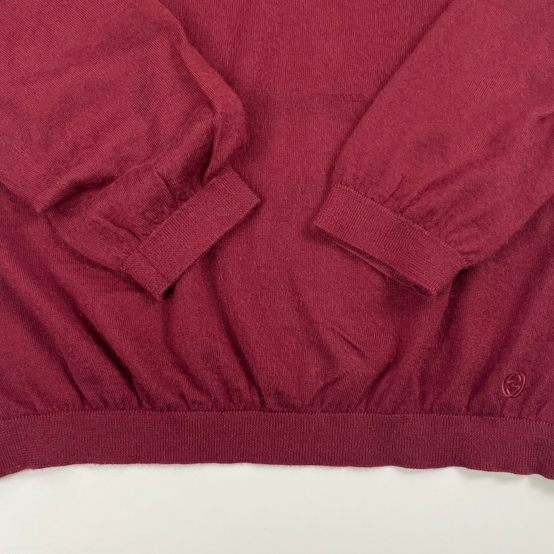 GUCCI グッチ / ピュアカシミヤクルーネックニット SIZE:L
