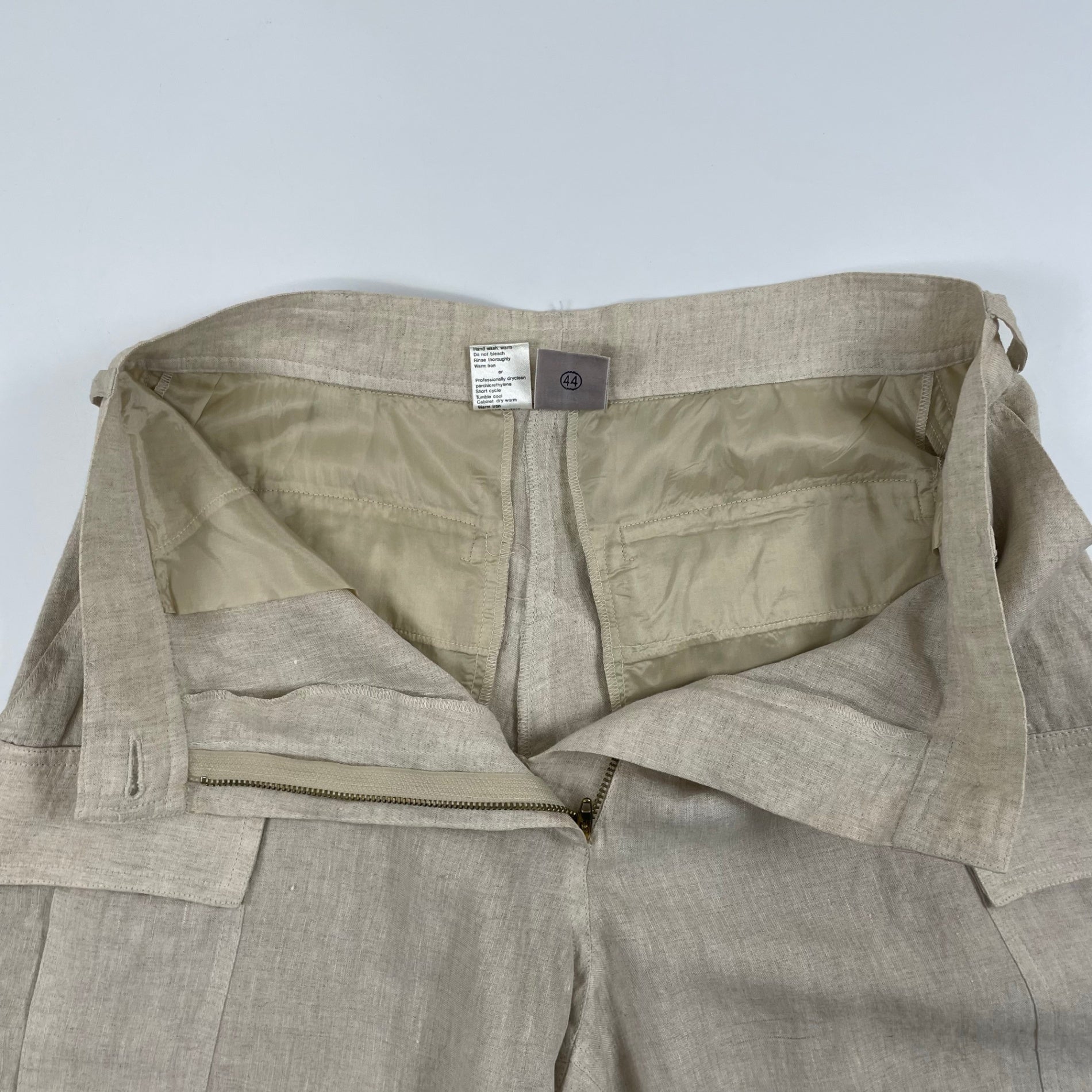 VINTAGE / ユーロヴィンテージ リネンショーツ SIZE：44