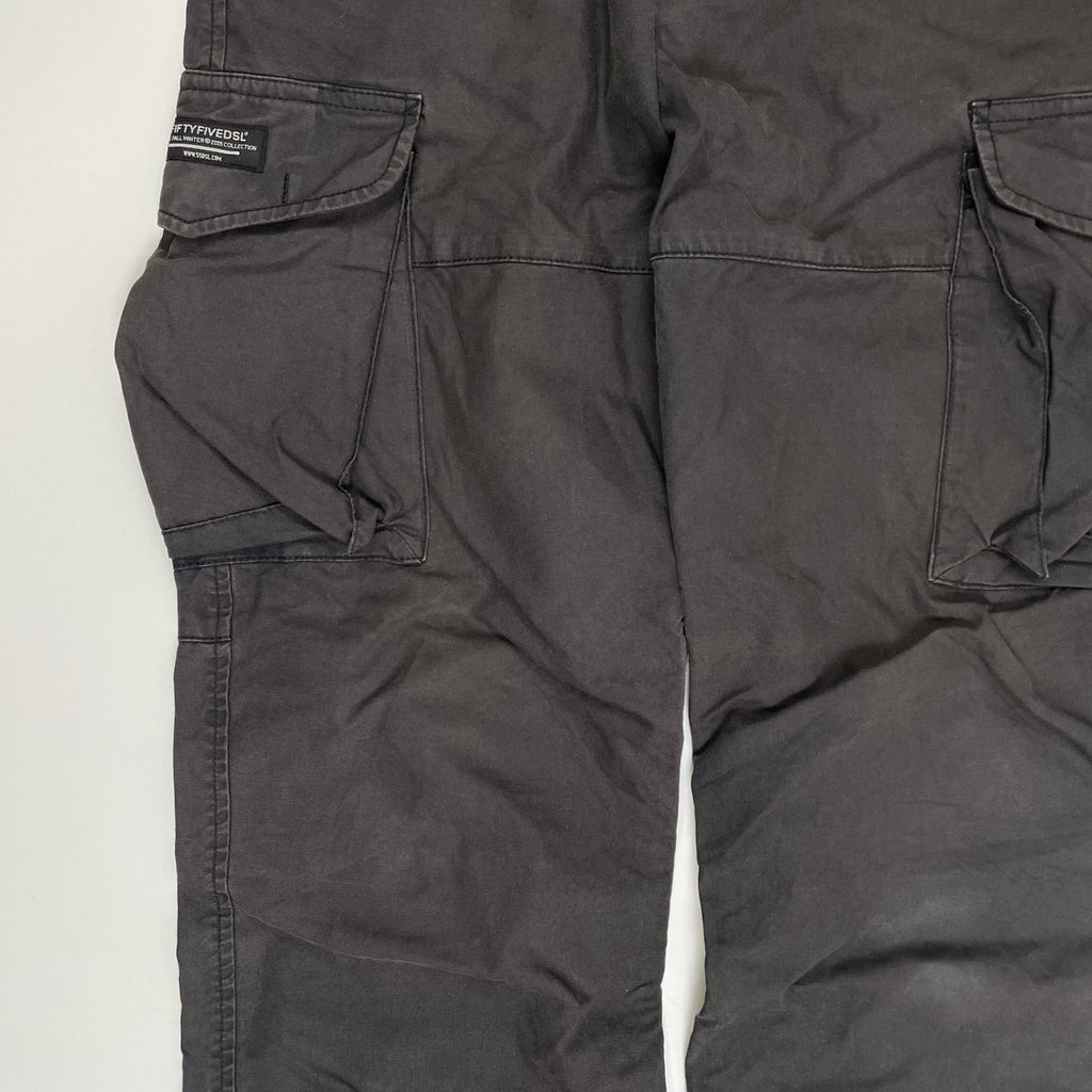 55 DSL フィフティーファイブ ディーゼル / フェードコットンギミックパンツ ブラック SIZE：W90cm