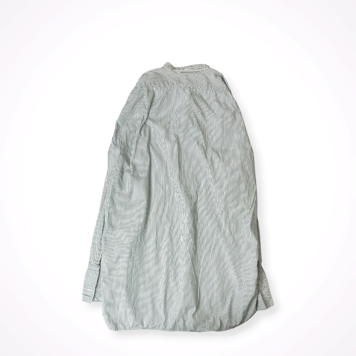 EURO VINTAGE / 40sフレンチドレスグランパシャツ マチ付 SIZE:16 1/2(L程度)