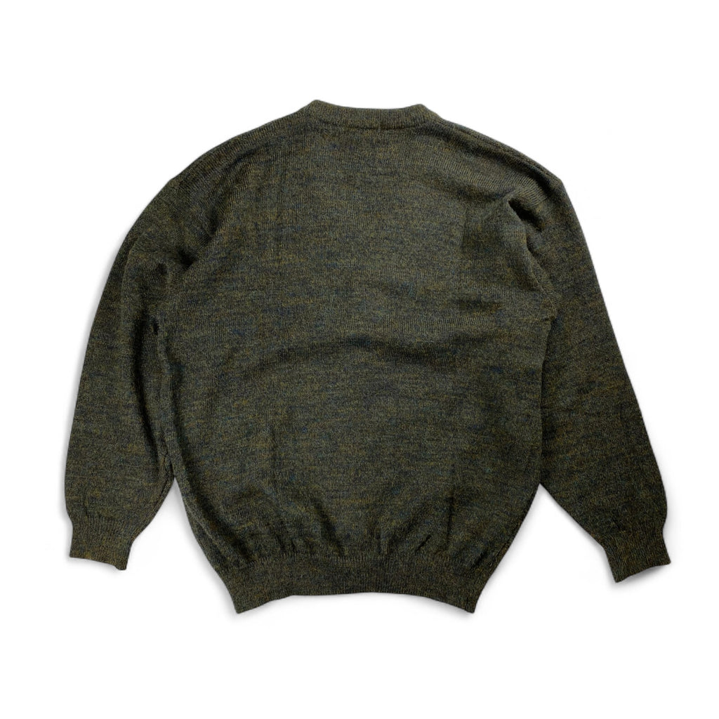 【VINTAGE】 CHAIRMAN チェアマン / フランス製生地 ブロックチェックヴィンテージカーディガン SIZE:XL