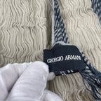 GIORGIO ARMANI / シルクリネンMIXストール 参考定価：50,000程度