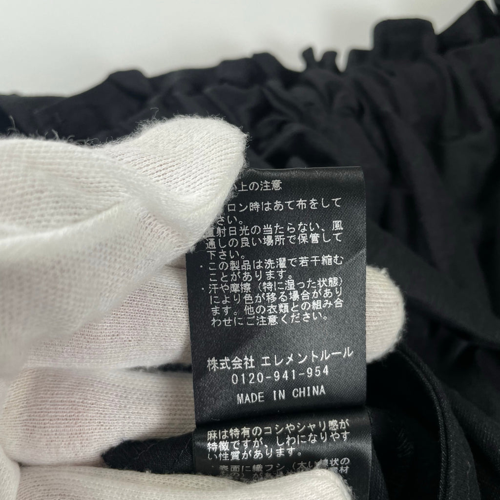 Curensology カレンソロジー / ミックスサロペットワンピース  極美品 参考定価：32,000+tax SIZE:FREE