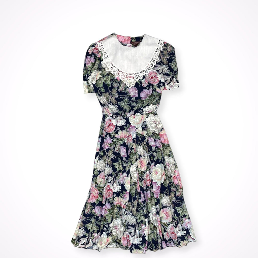Lisa Ⅱ / 〈Lisa Ⅱ〉80s ヴィンテージレースワンピース USA製 SIZE:6M