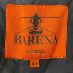 BARENA / ベルベットテーラードジャケット 参考定価：75,000程度 SIZE:46