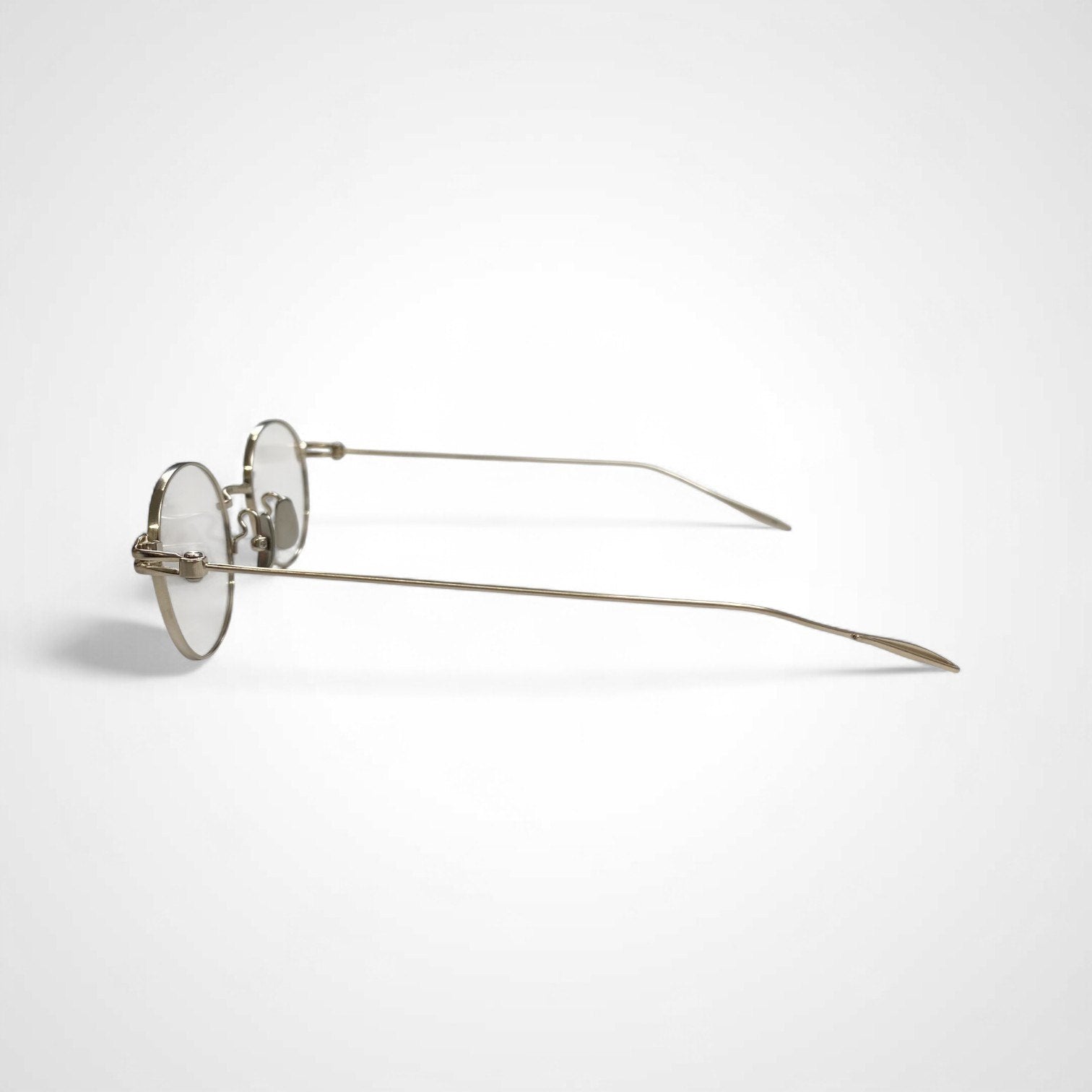 金子眼鏡 「メタルシリーズ」 / オーバルメタル 度なしクリアレンズ 参考定価：46,000+tax SIZE:47□121-139