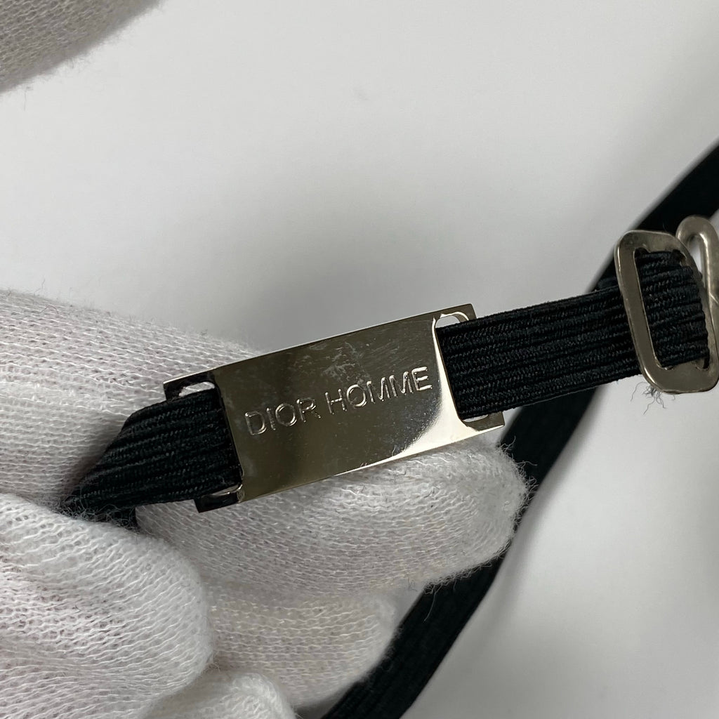 クリス期 アーカイブ Dior HOMME ディオール オム / アメンボ刺繍 ストラップ ナロータイ