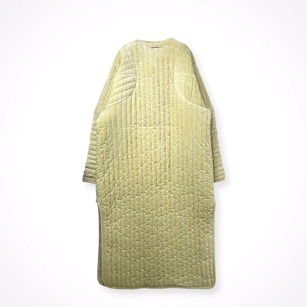 little suzie / Velvet Quilt Gambeson Long Coat 参考定価：60,000+tax SIZE:FREE