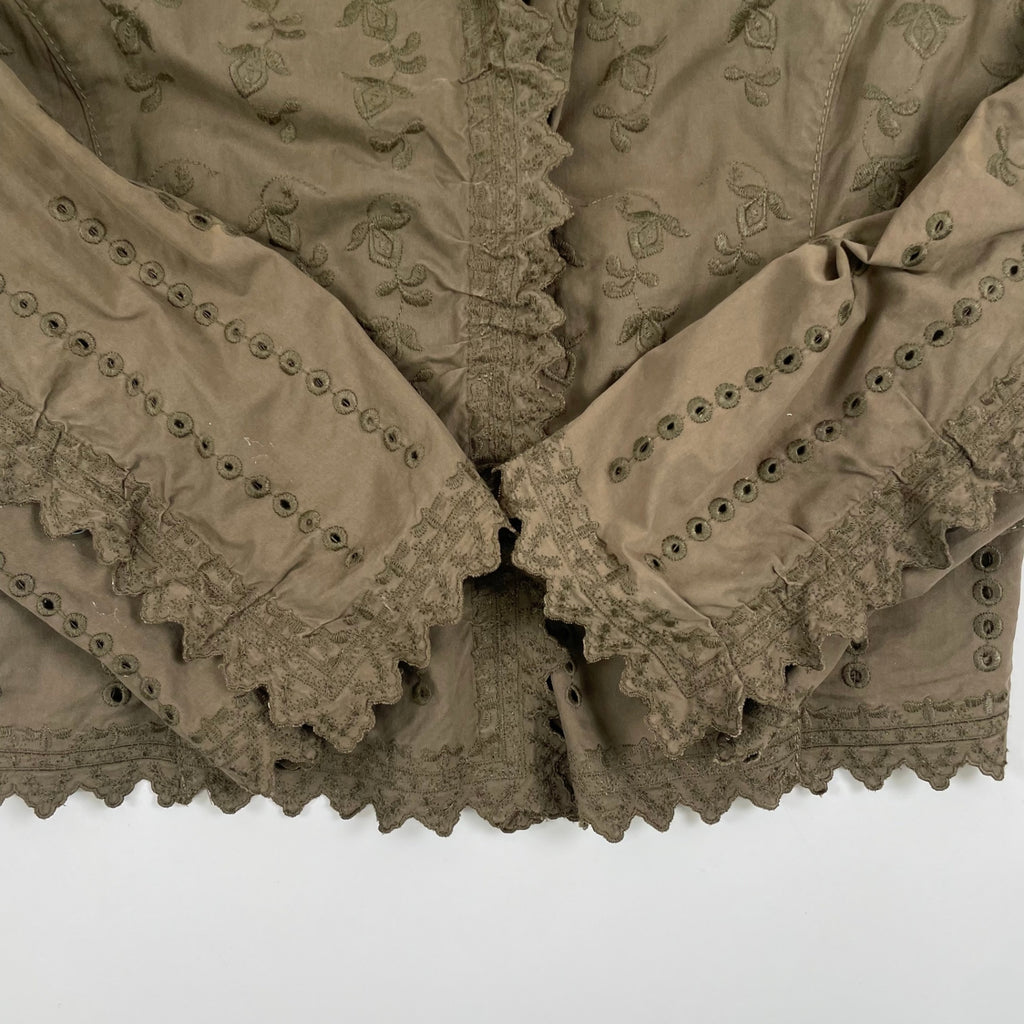 ERMANNO SCERVINO / カットワーク刺繍ジャケット 参考定価：250,000程度 SIZE:L程度