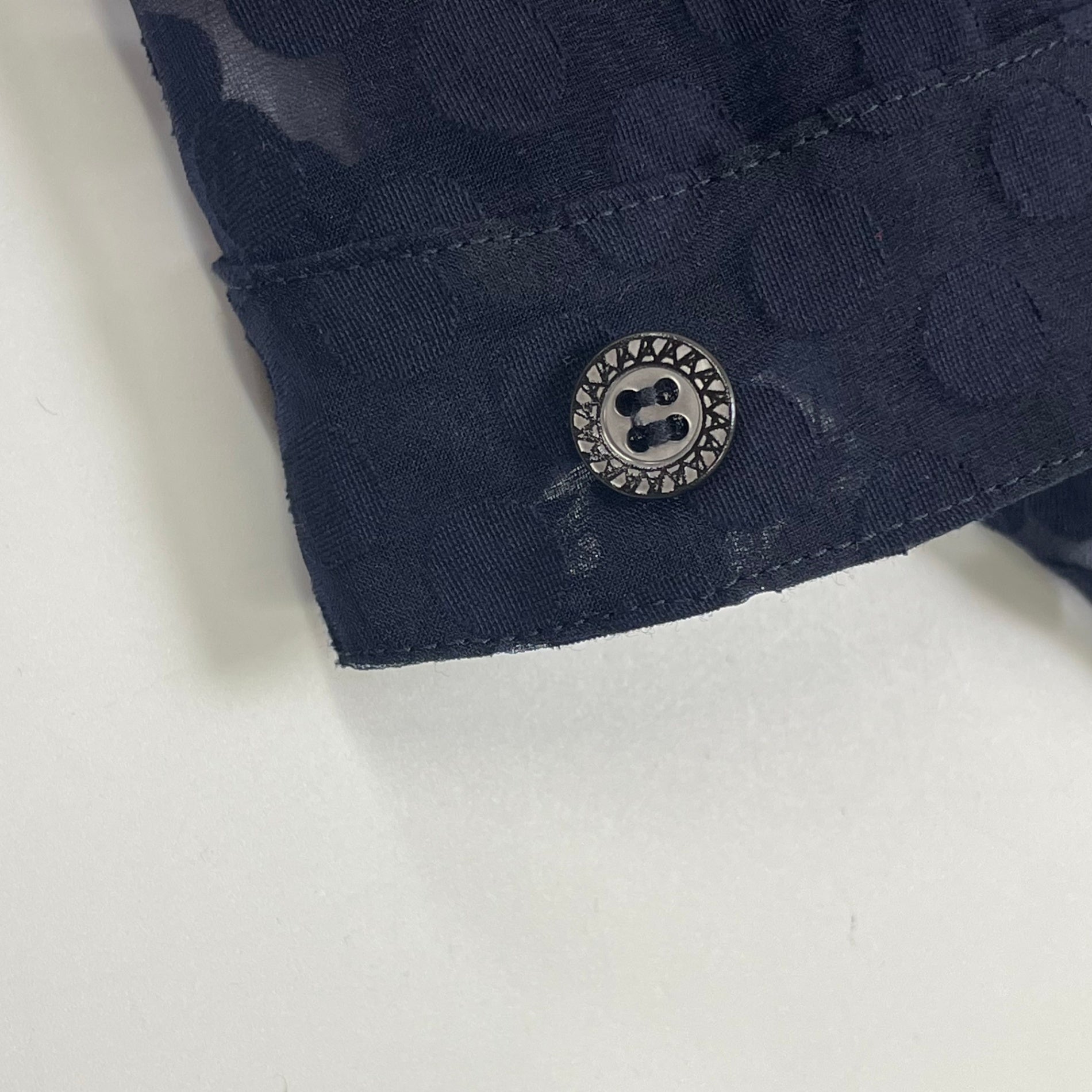 ANREALAGE アンリアレイジ / ドットオーガンジーボールシャツ 参考定価：48,000+tax SIZE:46