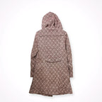 SEE BY CHLOE / ウールMIXジャガードフーデッドコート 参考定価：100,000程度 SIZE:38