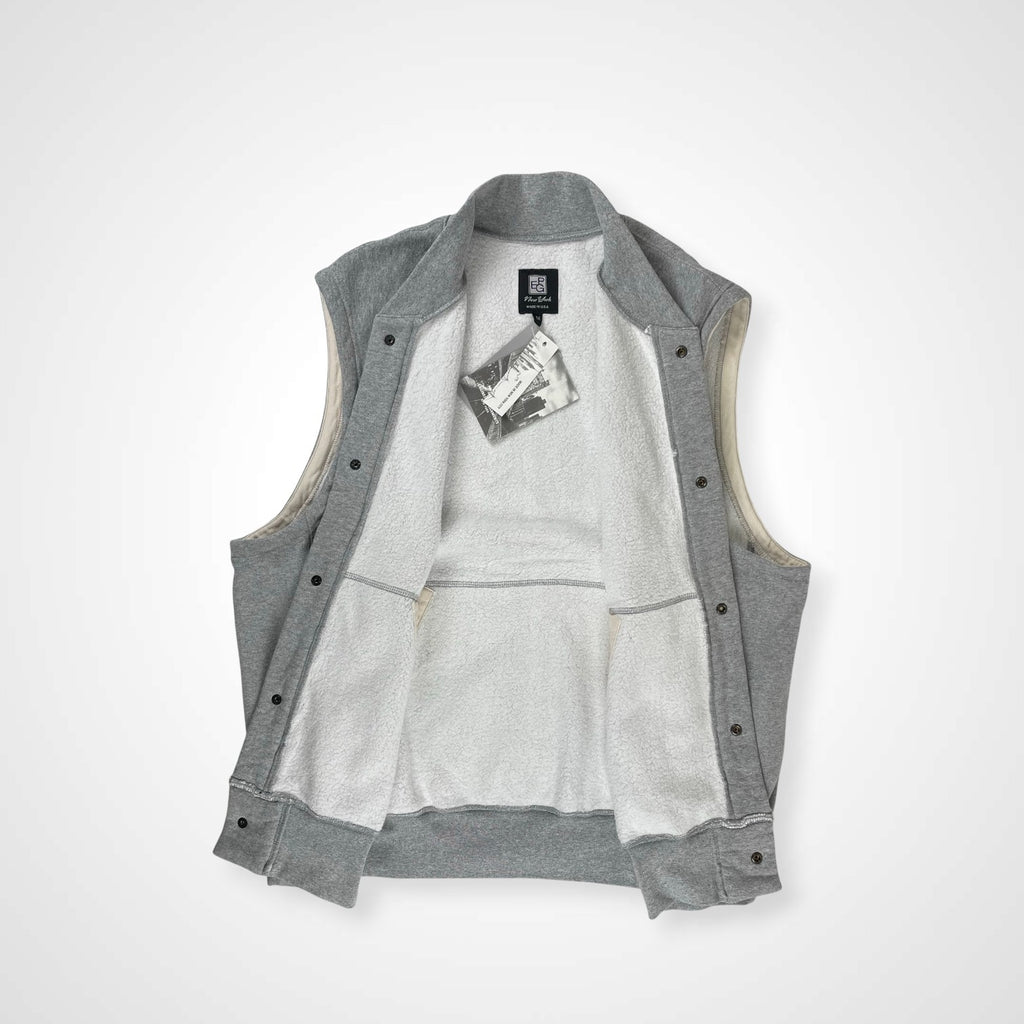 ENGINEERED GARMENTS × BEAMS PLUS エンジニアドガーメンツ ビームスプラス / SWEAT VEST スウェットベスト タグ付 グレー 参考定価：37,000+tax SIZE:M