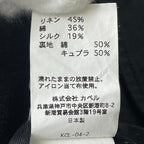 KABEL / シルクMIXユーロタイプワークジャケット 参考定価：36,000+tax SIZE:3