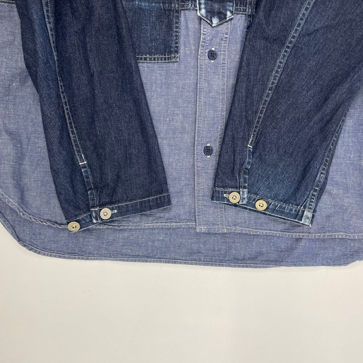 Nigel Cabourn / UTILITY SHIRT TYPE2 10oz DENIM 参考定価：36,000+tax SIZE:48