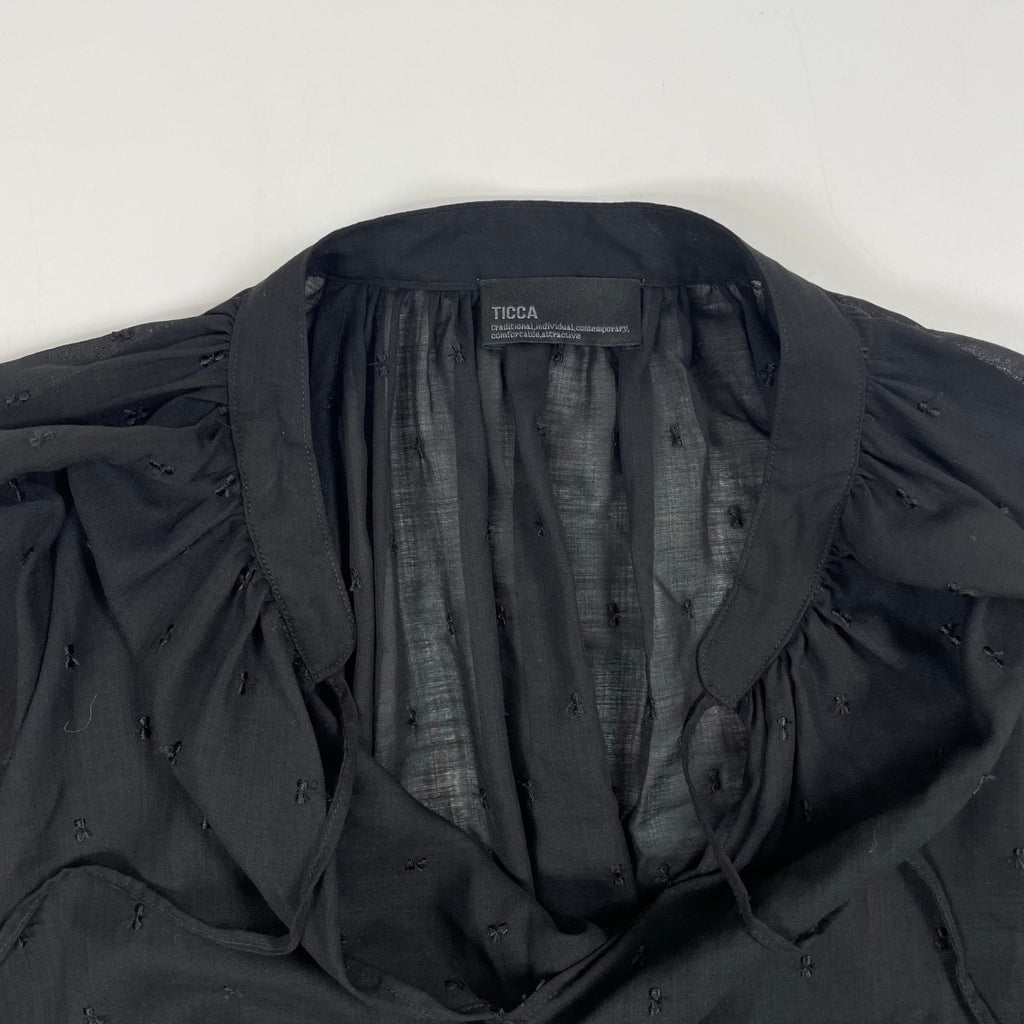 TICCA / ドットキーネックブラウス 参考定価：30,000程度 SIZE:FREE