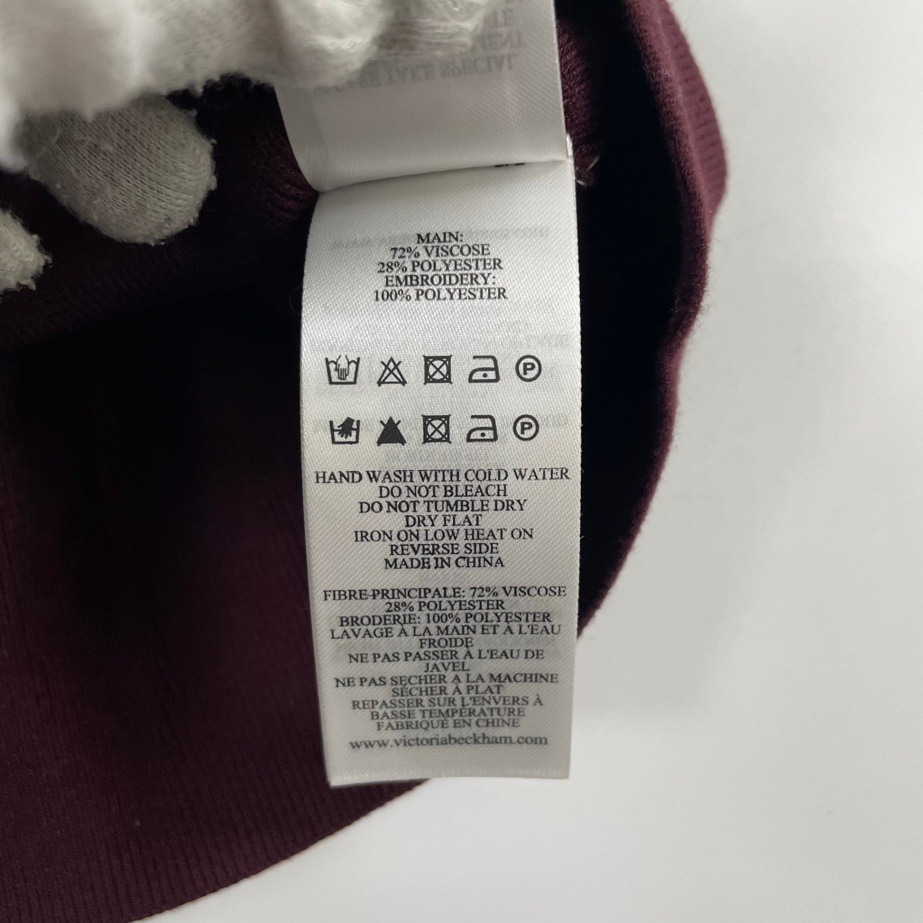 VICTORIA BECKHAM / ブロックカラーニット 参考定価：60,000程度 SIZE:L