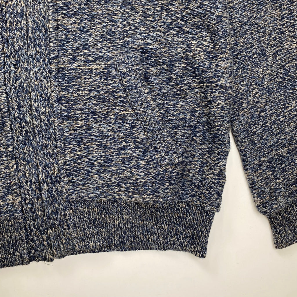 POLO RALPH LAUREN ポロ ラルフローレン / ショールカラー ケーブルニット ジャケット ヨーロッパ限定 参考定価：35,000程度 SIZE:XL(170cm)