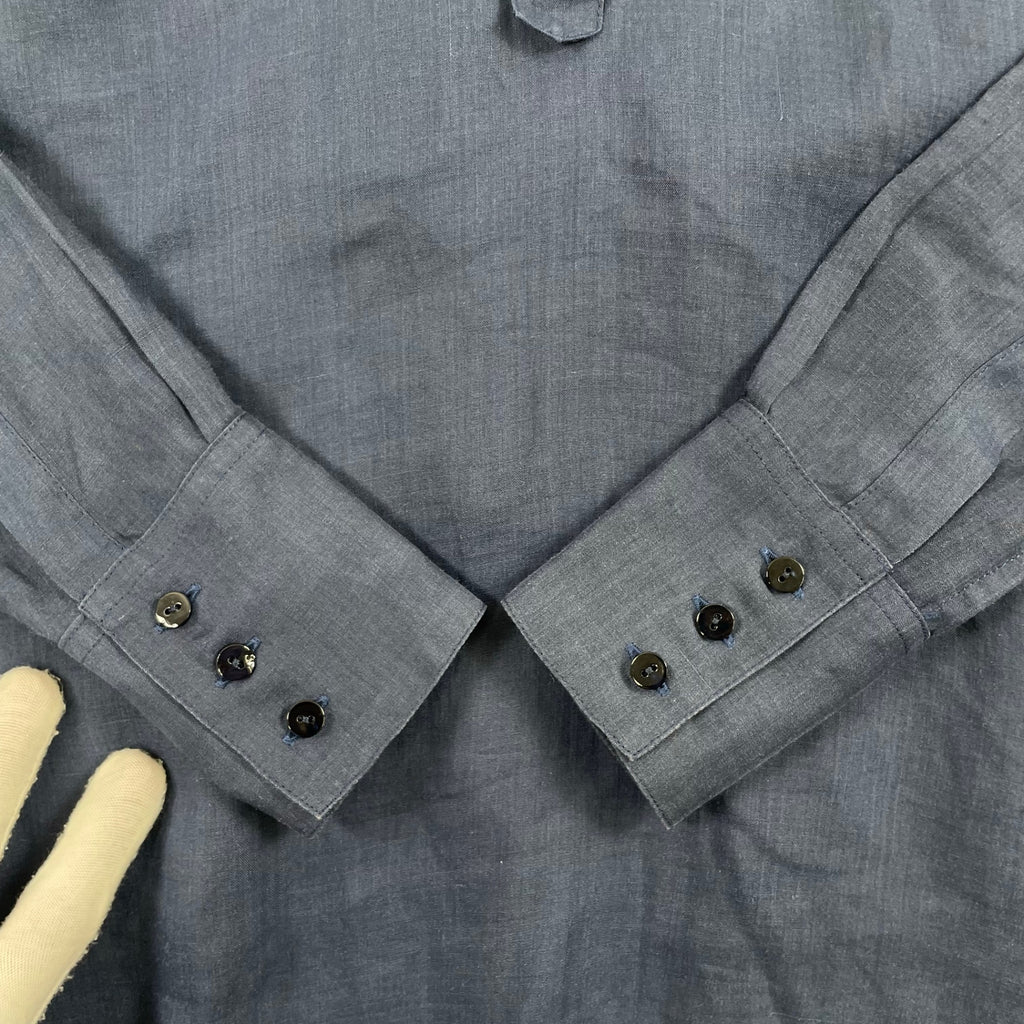 ERMANNO SCERVINO / ピュアリネン 刺繍レースMIXプルオーバーロングシャツ 参考定価：200,000程度 SIZE:40