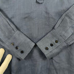 ERMANNO SCERVINO / ピュアリネン 刺繍レースMIXプルオーバーロングシャツ 参考定価：200,000程度 SIZE:40