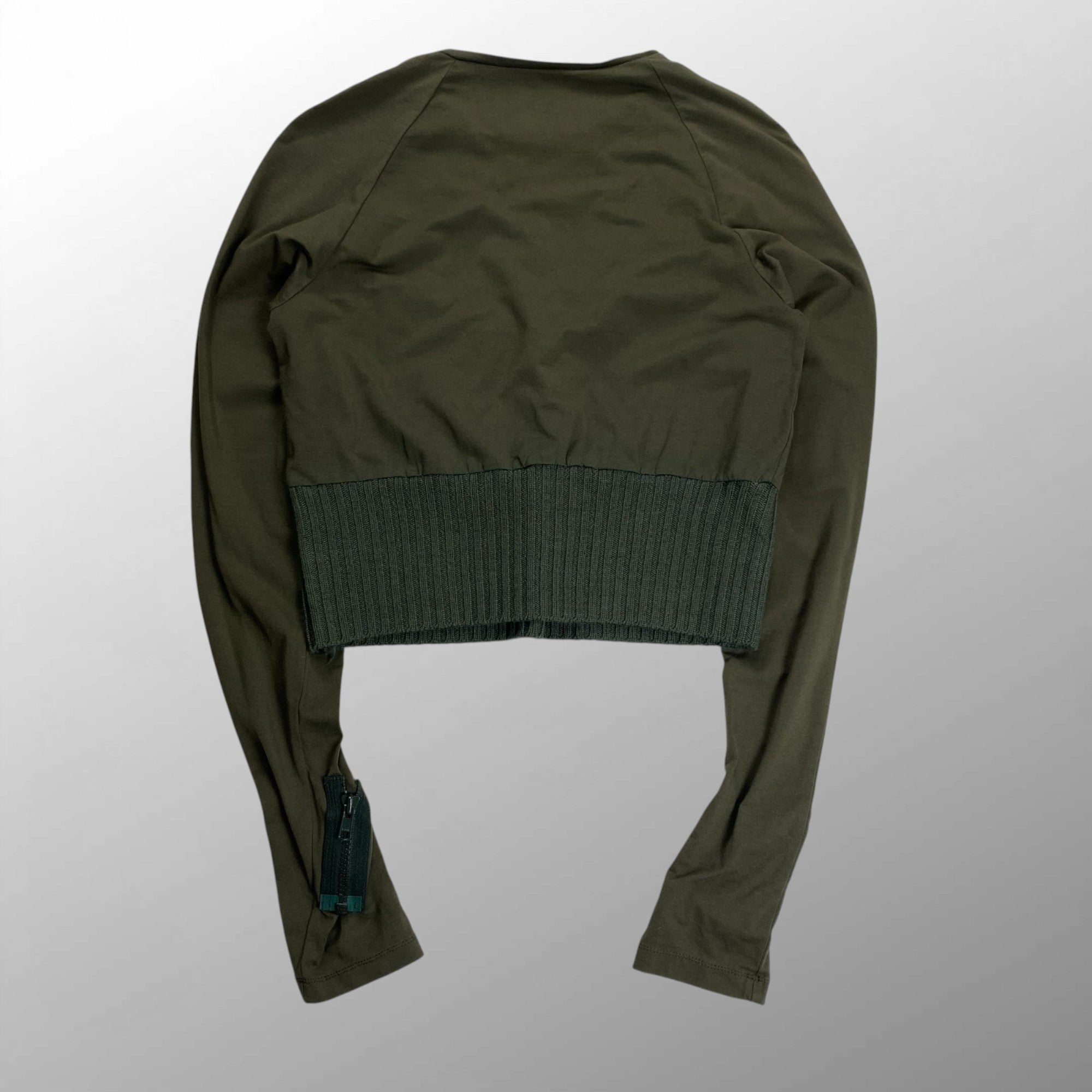 collection PRIVEE? コレクション プリヴェ / ジップデザインクロップドカットソー H.P FRANCE取扱い SIZE:40