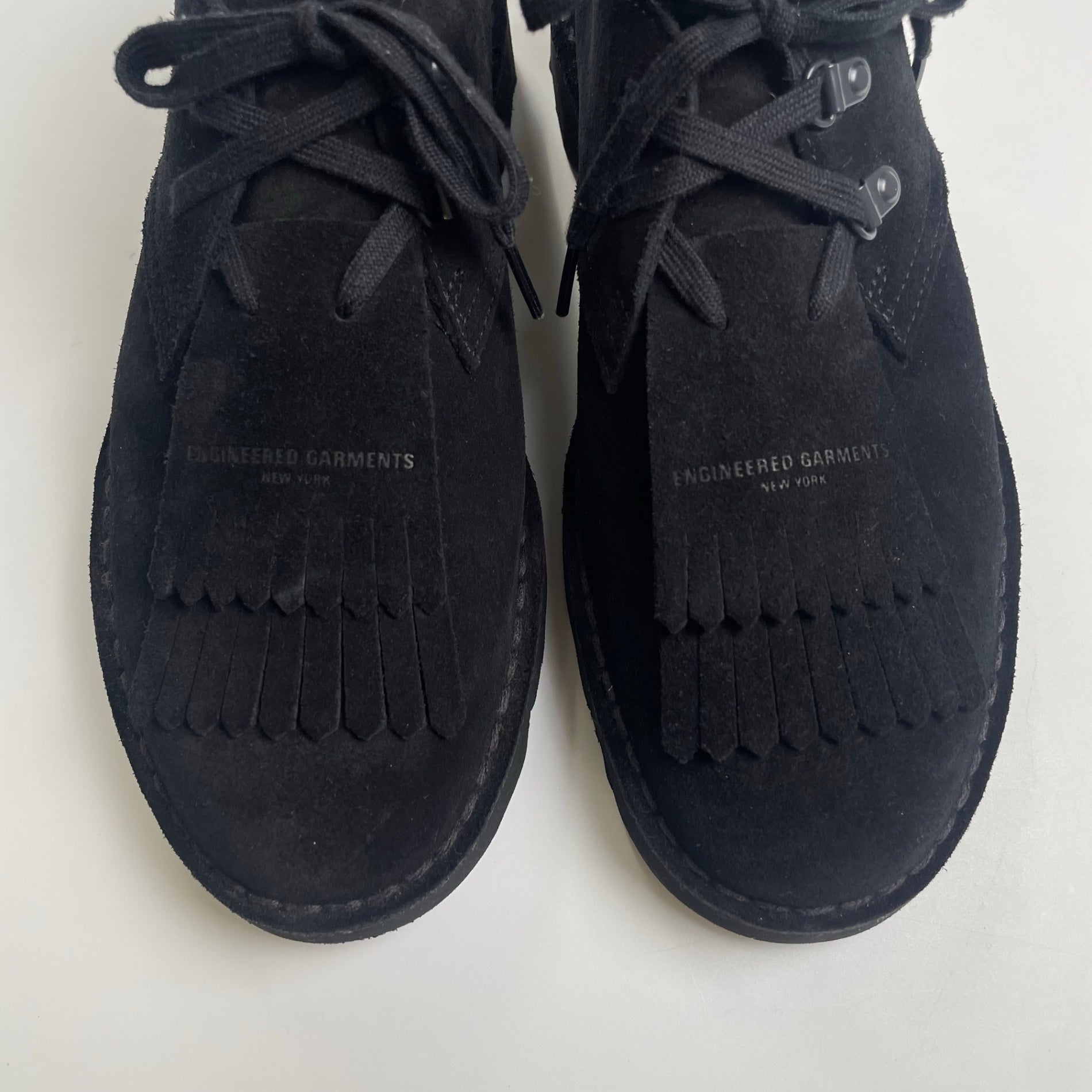 ENGINEERED GARMENTS × Clarks エンジニアドガーメンツ クラークス / DESERT KHAN EG スウェード 極美品 箱・替え紐付 参考定価：29,000+tax SIZE:26cm