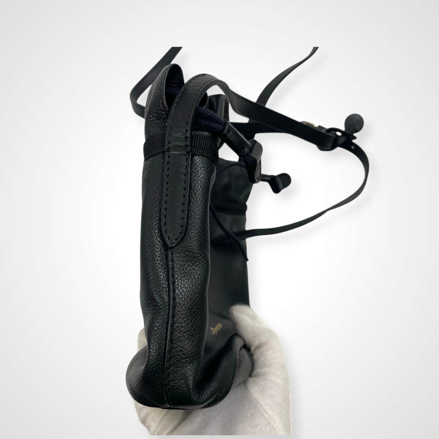 repetto レペット / 巾着レザーショルダーバッグ 70周年 参考定価：56,000+tax