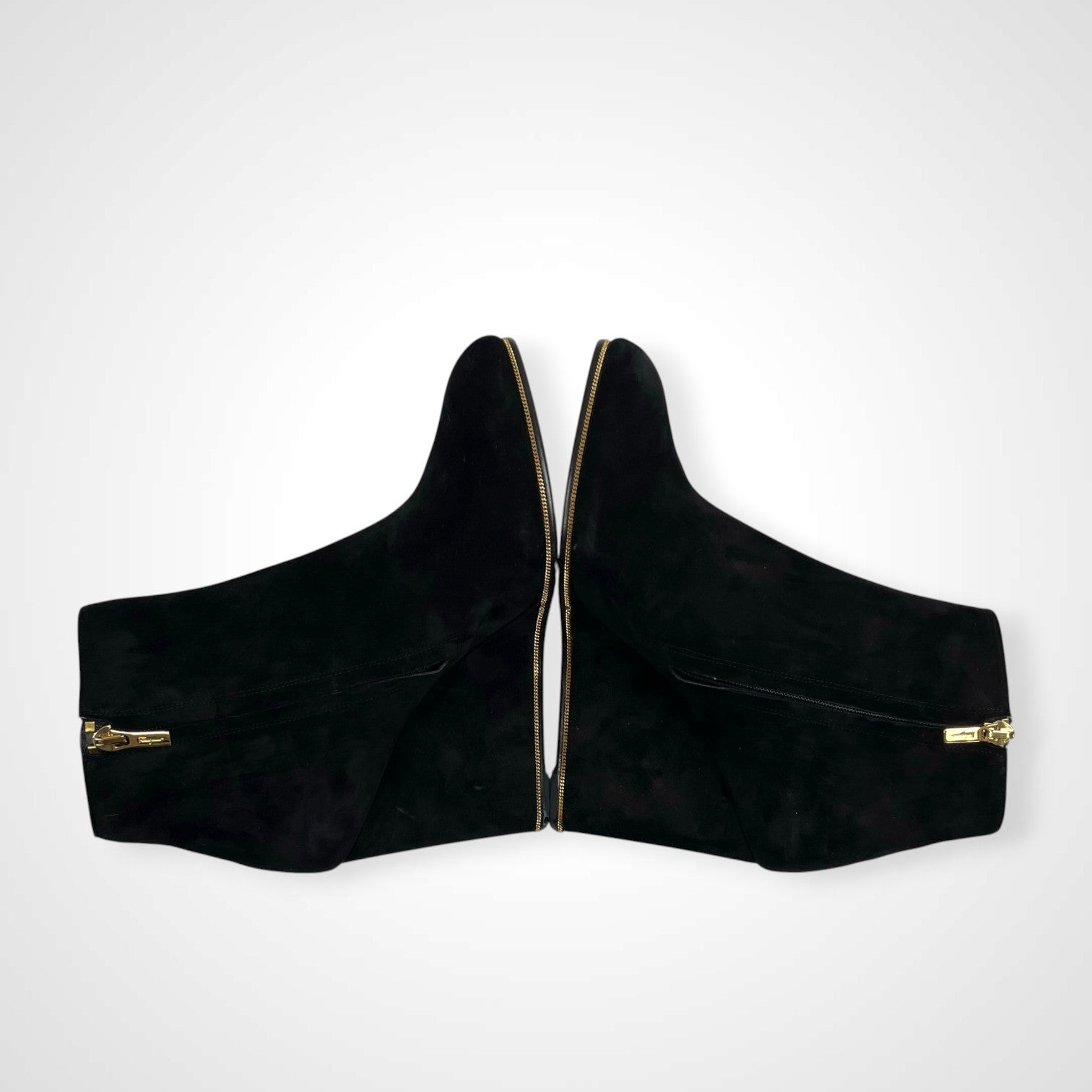 Salvatore Ferragamo サルバトーレ フェラガモ / Fiamma Zウェッジブーティ 参考定価：975＄ SIZE:6 1/2