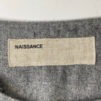 NAISSANCE / アシンメトリーベスト 参考定価：30,000程度 SIZE:M