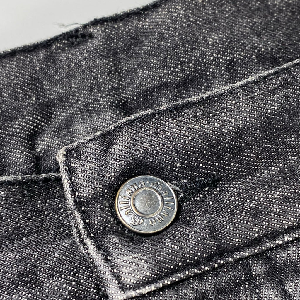 ARCHIVE John Galliano ジョン ガリアーノ / 馬蹄ペイント デニムパンツ スウェードロゴ SIZE:44（W80cm）