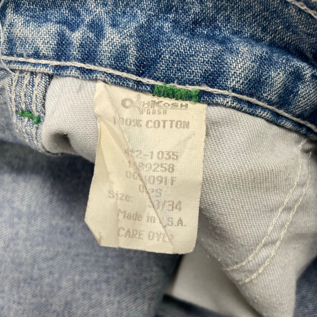 OSHKOSH オシュコシュ / 60sペインターデニムパンツ MADE IN USA SIZE:38/34