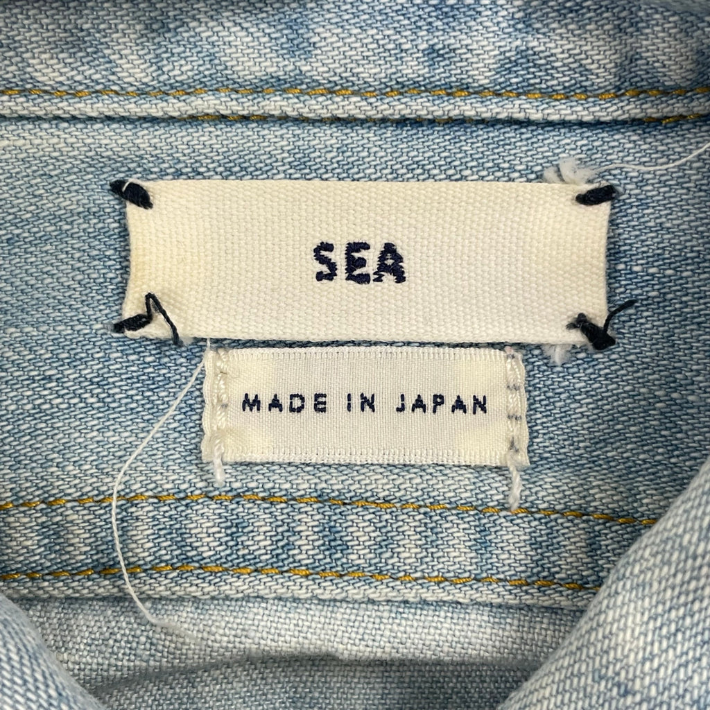 SEA / コンチョボタンデニムシャツ 参考定価：32,000程度 SIZE:FREE