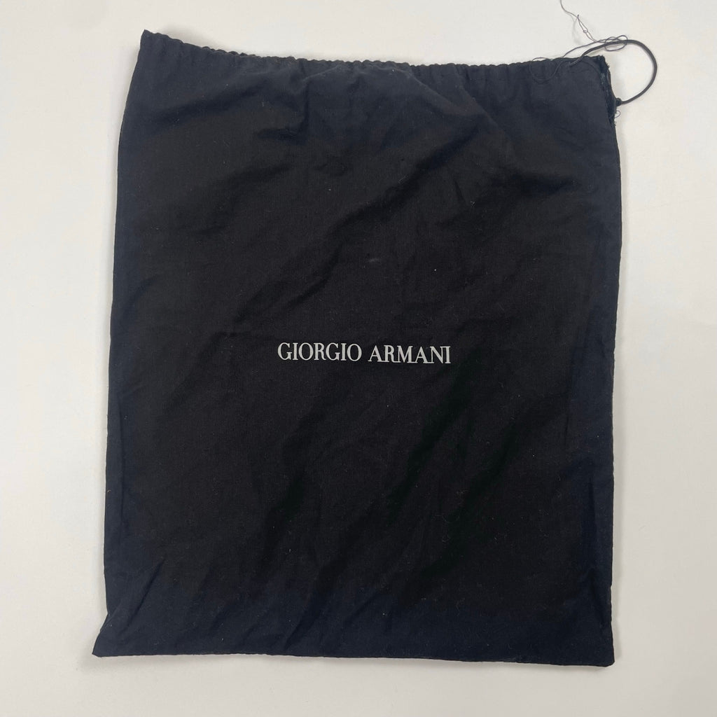 GIORGIO ARMANI ジョルジオ アルマーニ / PORTA TRUCCHI SAFFIANO トラベルポーチ タグ付 参考定価：120,000程度