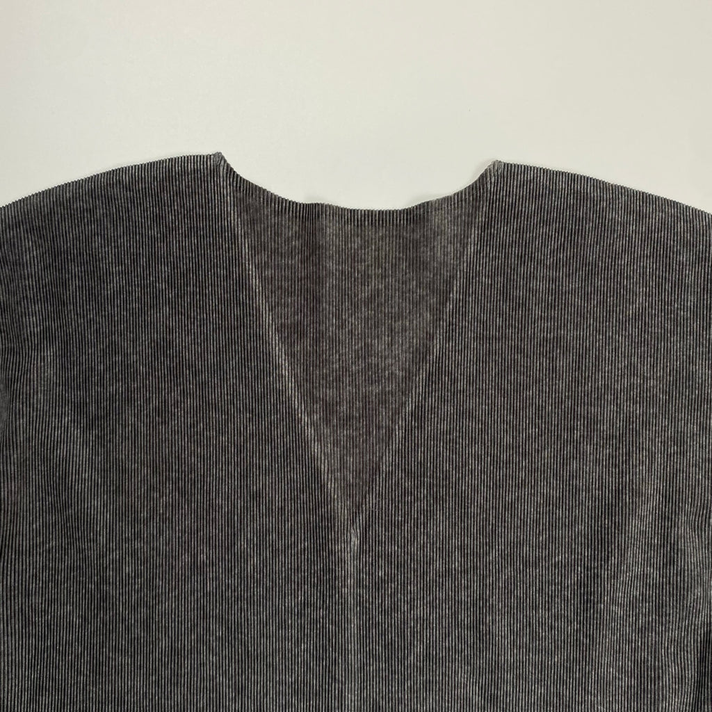 PLEATS PLEASE ISSEY MIYAKE プリーツプリーズ イッセイミヤケ / プリーツVネックカットソー PP02-FK117 SIZE:3(L程度)