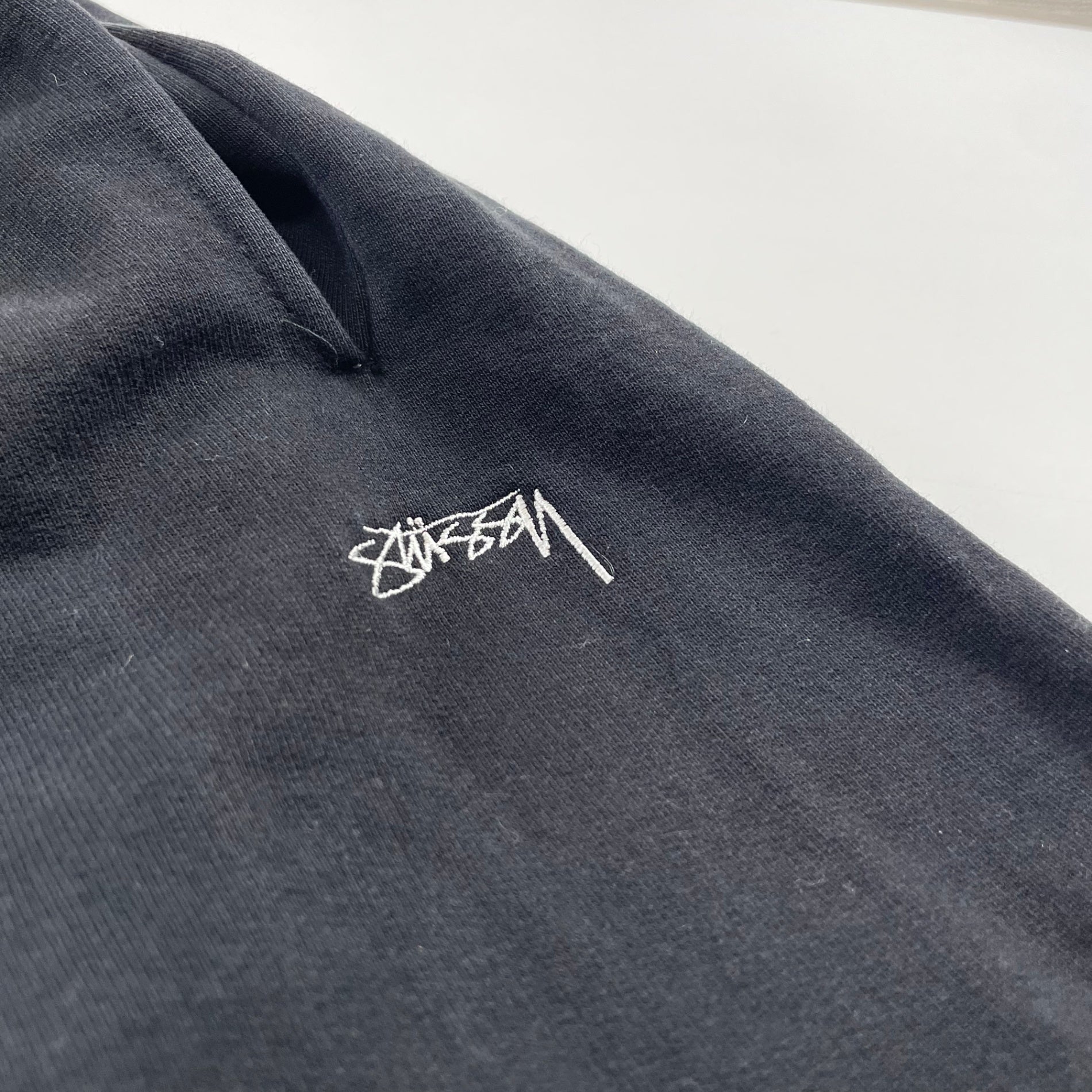 stussy / 刺繍ロゴスウェットパンツ ブラック SIZE:M