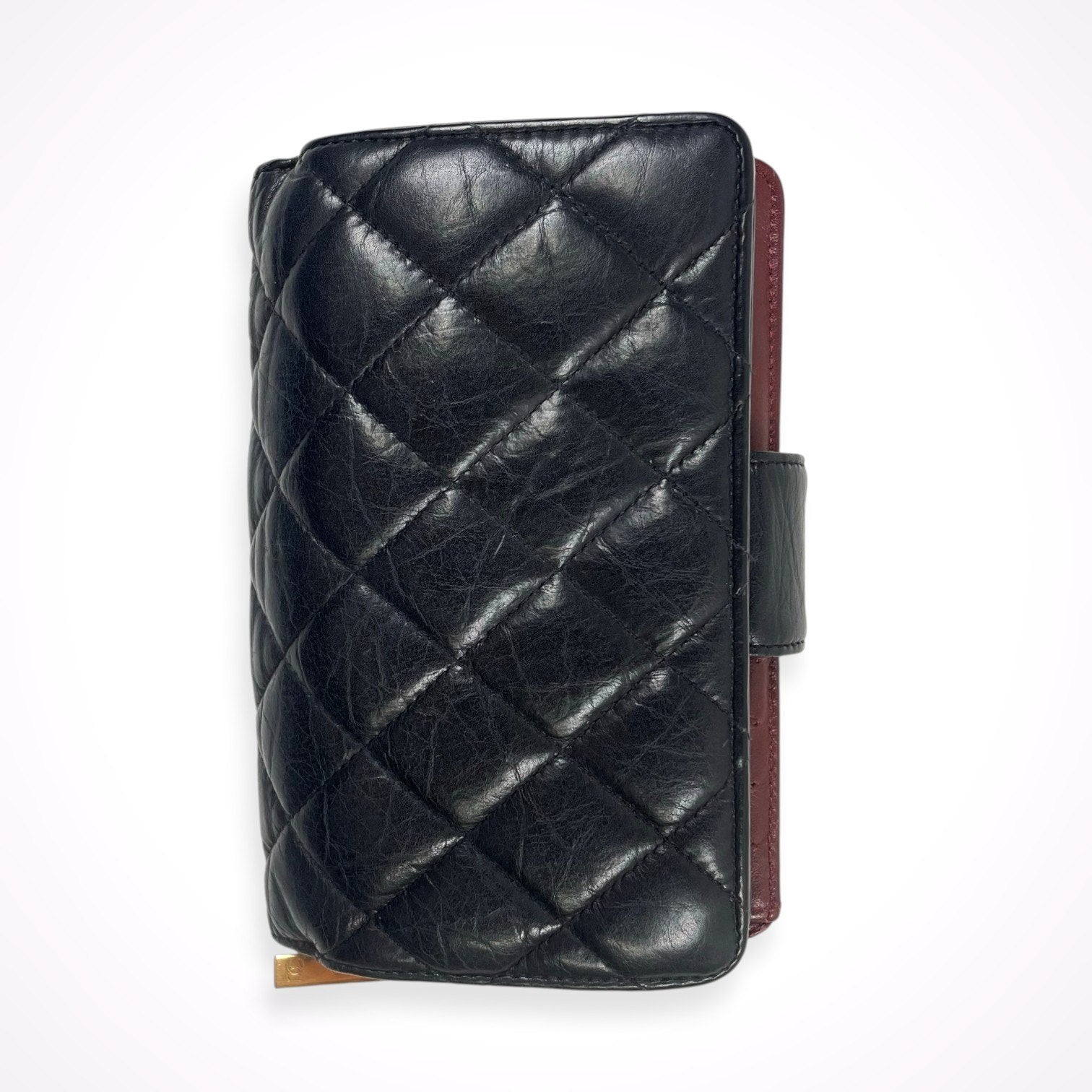CHANEL / 2.55ライン マトラッセ キルティングウォレット ブラック